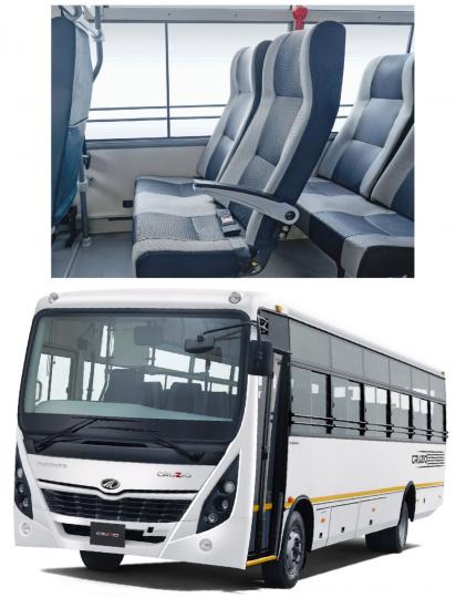 Mahindra Cruzio ICV bus unveiled 