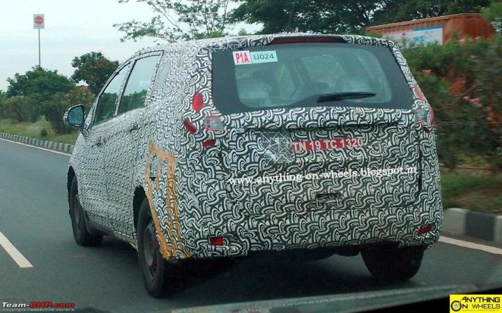 Mahindra's upcoming MPV - Alongside an Innova & Crysta 