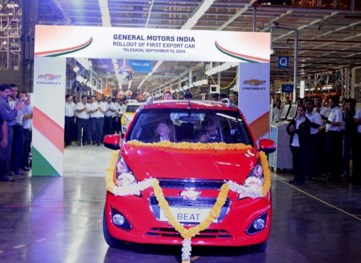 GM CEO Mary Barra visits India; GMI rolls out 1st export car 
