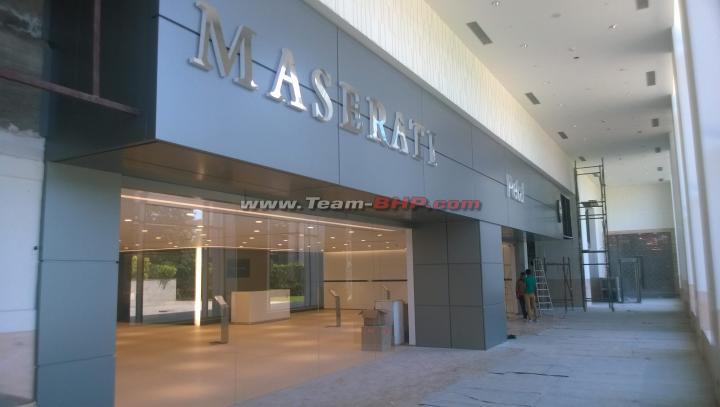 Scoop: Maserati showroom in Mumbai 