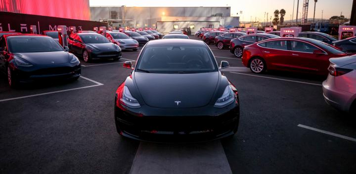 Production-spec Tesla Model 3 revealed 
