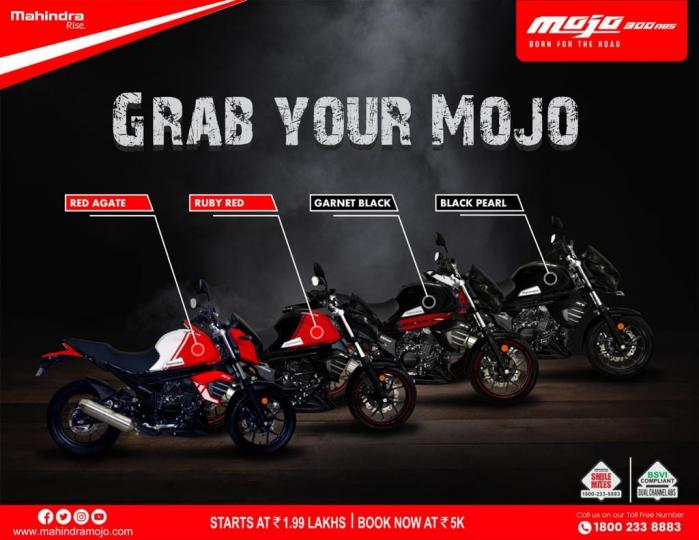 Mahindra Mojo 300 BS6 launched at Rs. 2.00 lakh 