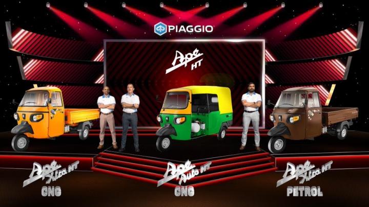 Piaggio launches Ape HT 300cc BS6 Petrol and CNG 3-wheelers 