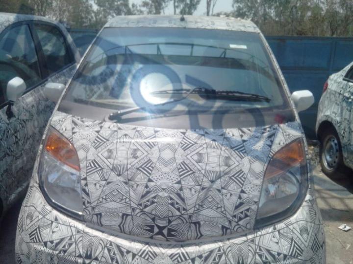 Tata Nano AMT interiors spied  