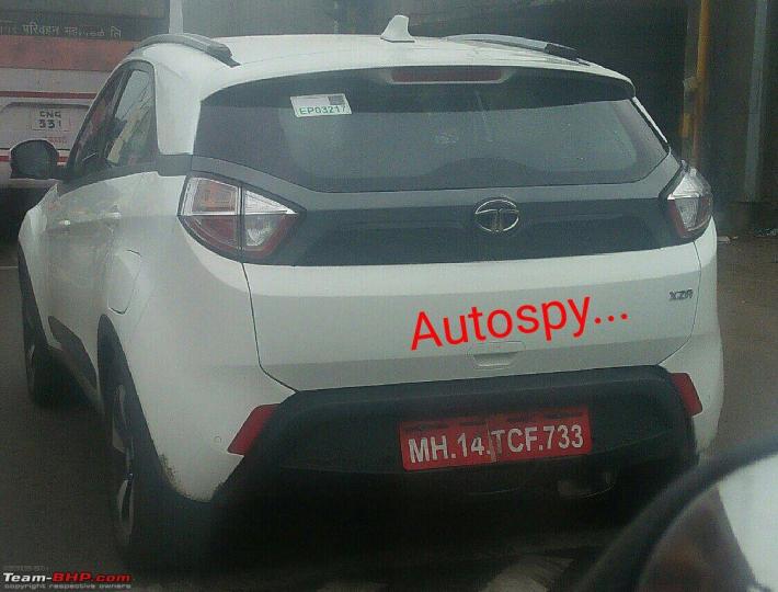 Tata Nexon AMT in XZA trim spotted 