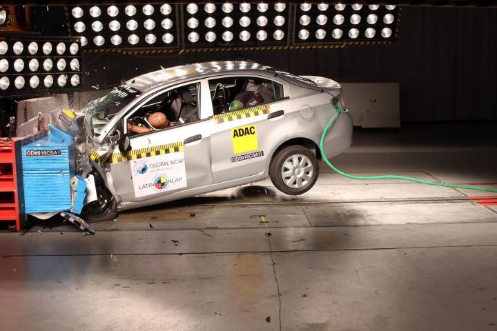 Chevrolet Sail scores 0 stars in Latin NCAP crash tests 