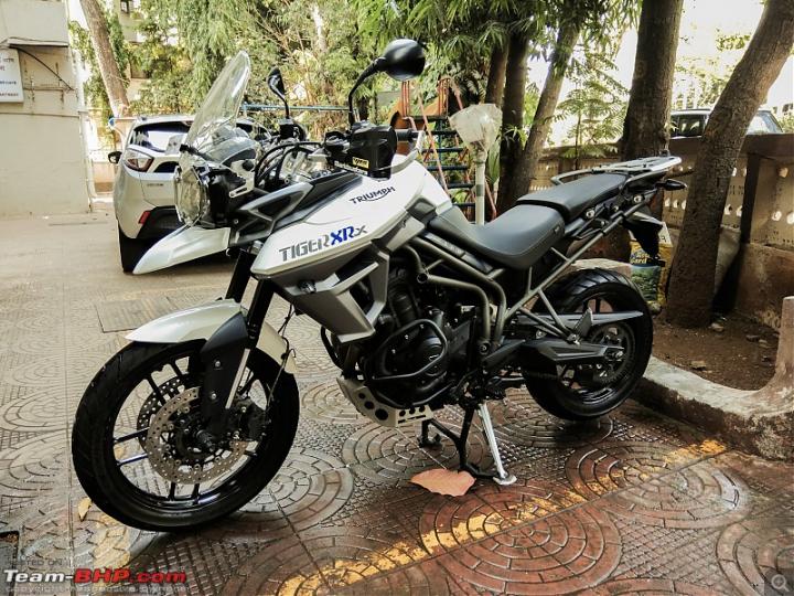 Triumph tiger 800 store luggage