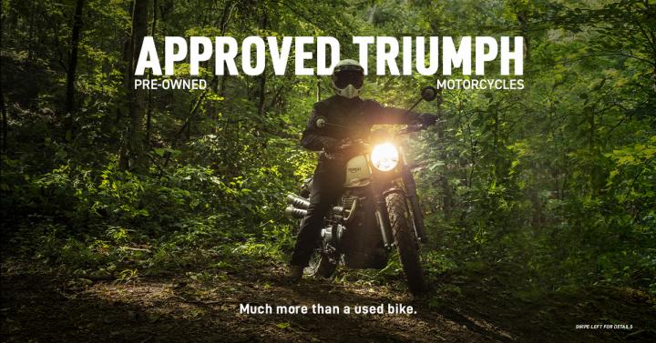 Triumph launches pre-owned motorcycle business 