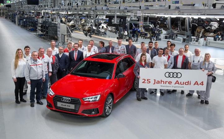 Audi A4 celebrates its 25th birthday 