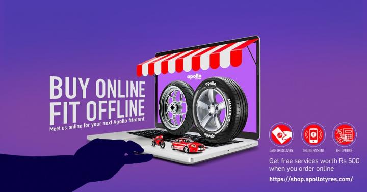 Apollo Tyres launches online tyre shop in India 