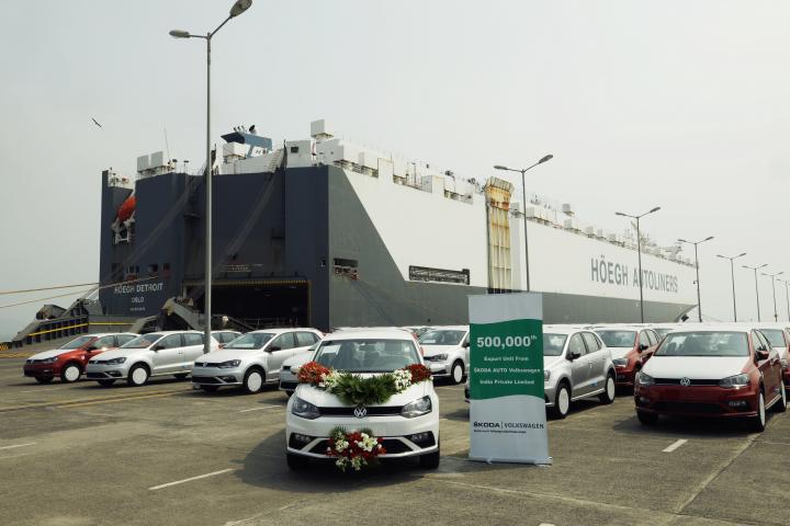 Skoda Auto VW India exports 500,000th Made-in-India car 