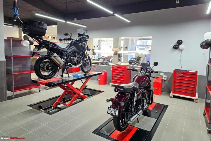 Attended the launch of a new and huge Honda service centre in Bangalore 