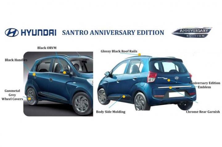 Hyundai Santro Anniversary Edition launched 