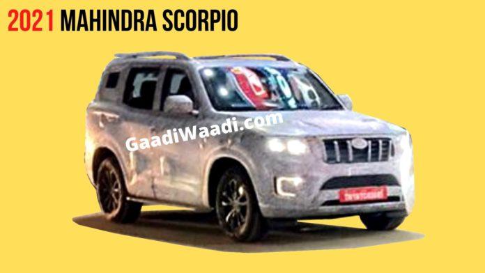 Next-gen Mahindra Scorpio's headlights and tail lights 