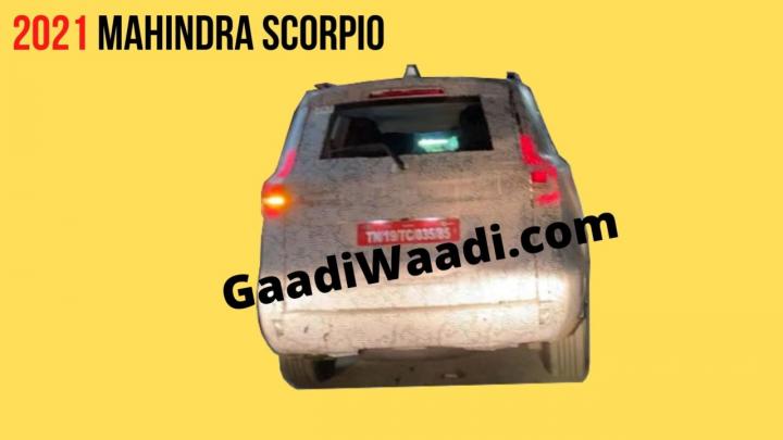 Next-gen Mahindra Scorpio's headlights and tail lights 