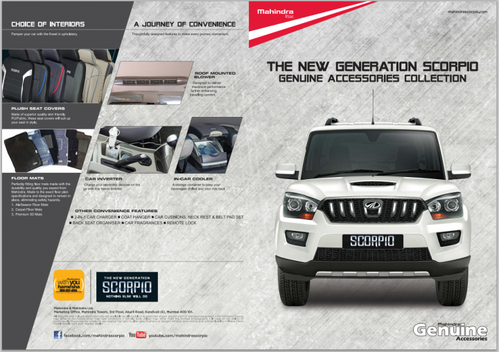 Mahindra announces range of accessories for new Scorpio 