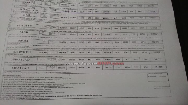 Scoop! Mahindra Scorpio Automatic prices leaked 