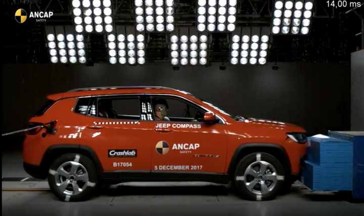 Made-in-India Jeep Compass gets 5-star ANCAP rating 