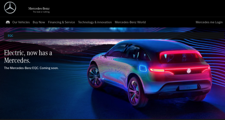 Mercedes-Benz EQC 400 all-electric SUV listed on Indian site 