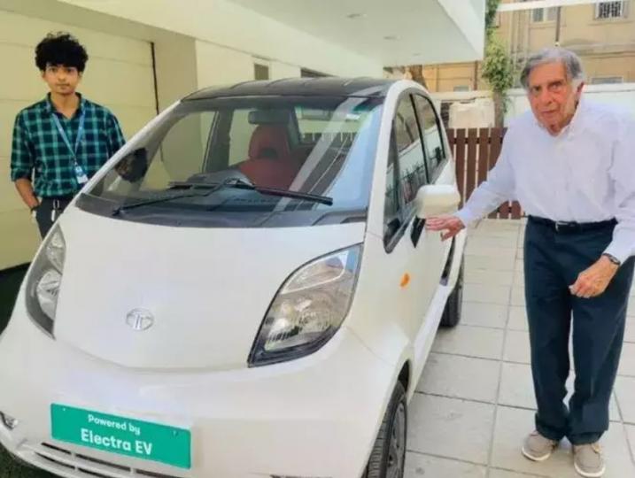 Electra EV gifts Ratan Tata an electric Nano 