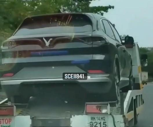 VinFast VF8 electric SUV spotted in India 