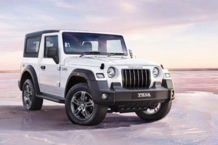 Mahindra Thar 4x4 gets Everest White colour option 