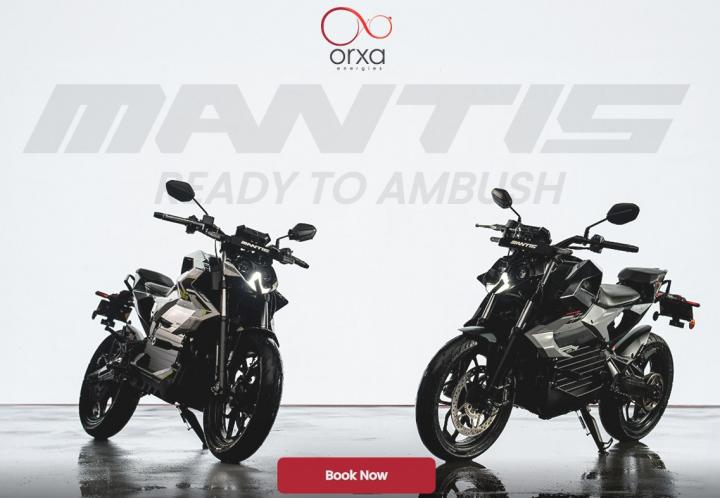 Orxa Mantis electric bike launched at Rs 3.6 lakh 