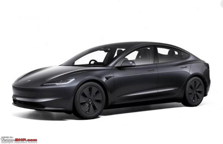 Tesla Model 3 facelift breaks cover; gets 677 km range 