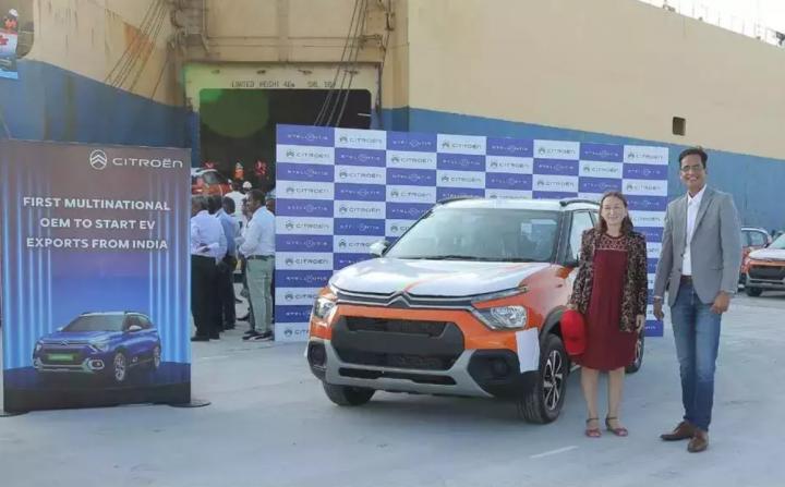 Citroen commences exports of made-in-India e-C3 EV 