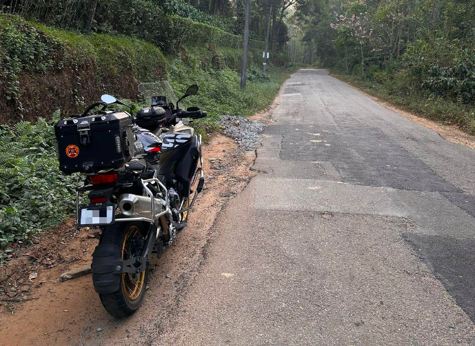 Did a 3 day solo ride to Coorg on my BMW F850GS Adventure 