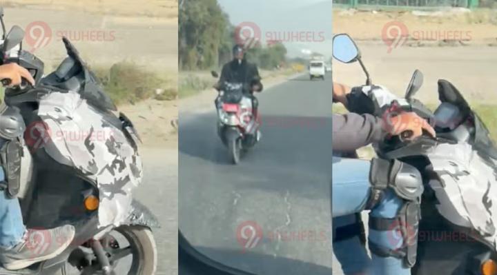 Updated Suzuki Burgman Street spied testing 