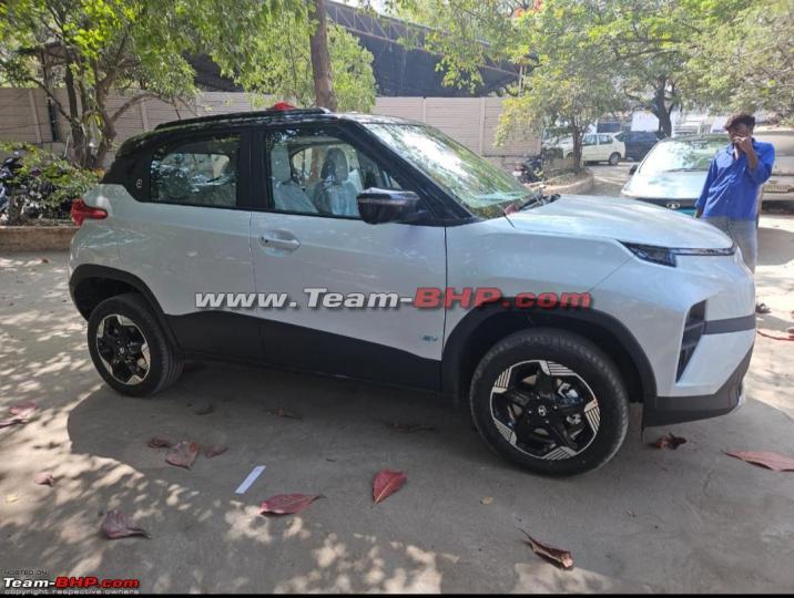 Tata Punch.ev spotted at dealership ahead of launch 