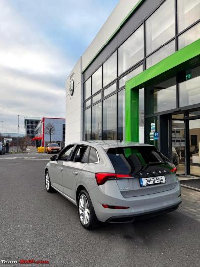 My son buys a new Skoda Scala as his first car in Ireland 
