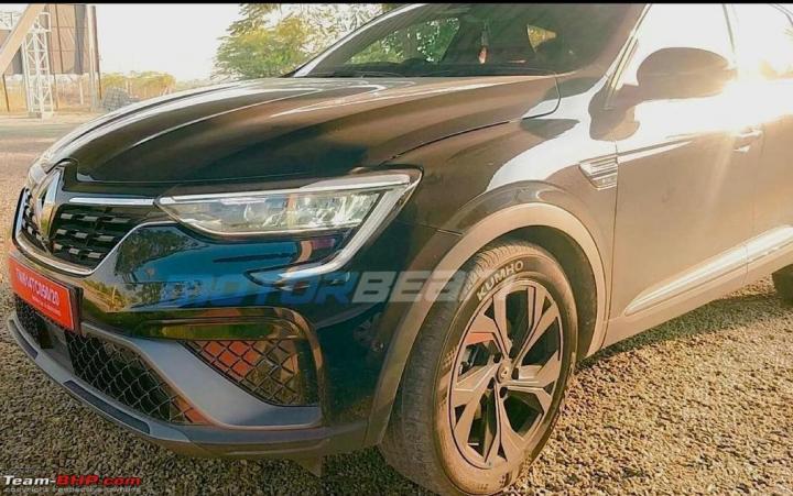 Renault Arkana Coupe SUV Spied In India