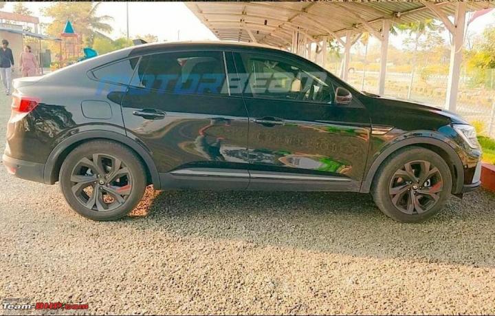 More images: Renault Arkana SUV continues testing in India
