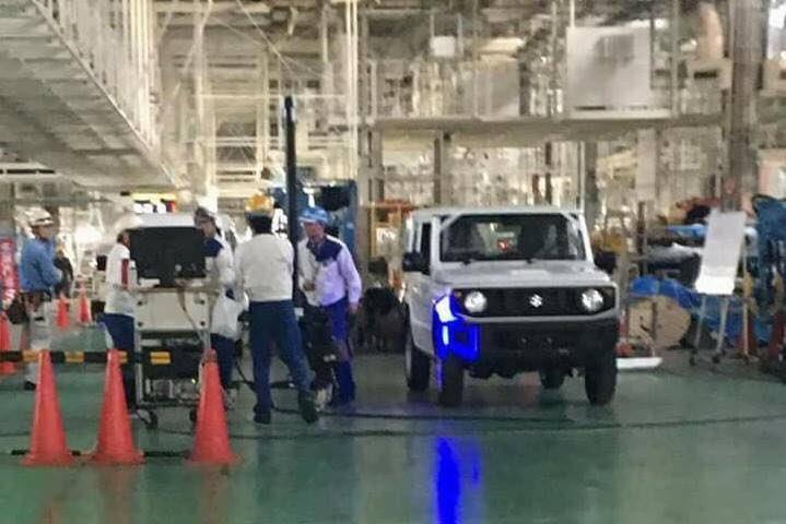 2018 Suzuki Jimny spied undisguised  