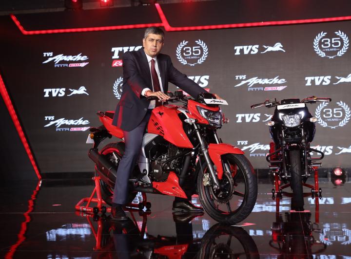 18 Tvs Apache Rtr 160 4v Launched At Rs 81 490 Team Bhp