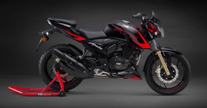 TVS Apache RTR 200 4V with slipper clutch launched 