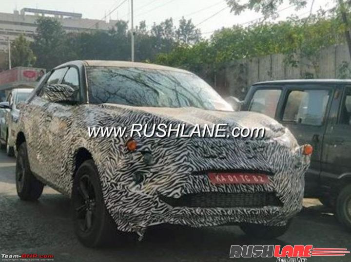 Tata Q502 7-seater SUV spotted 