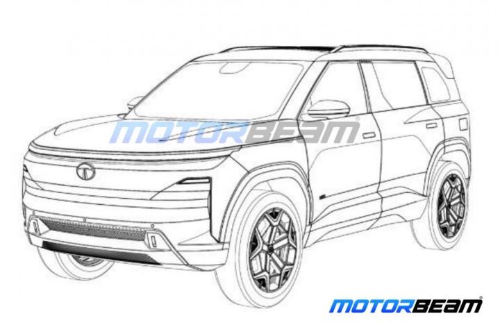 Production-spec Tata Sierra EV design patent leaked 