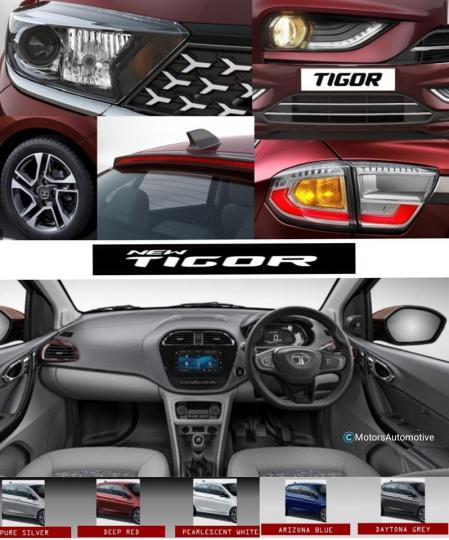 Tata Tiago, Tigor facelift brochure leaked 