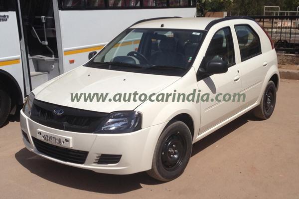 First undisguised pictures of Mahindra Vibe hatchback 