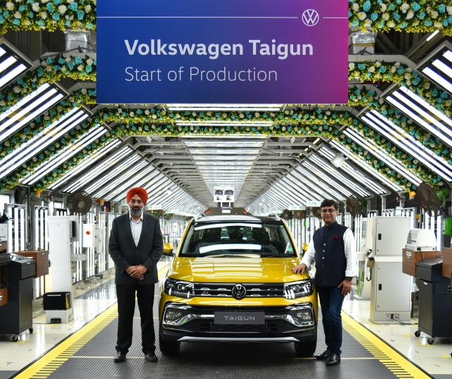 Volkswagen Taigun production begins in India 