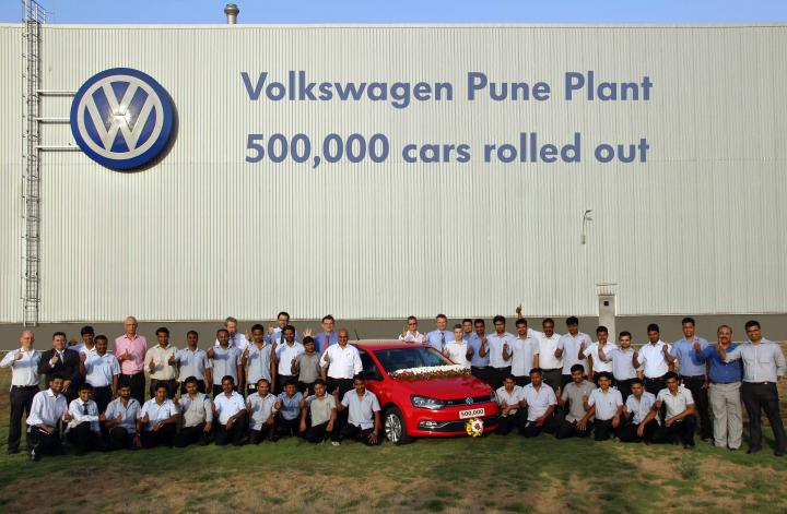 Volkswagen's Pune plant rolls out 5 lakh cars 
