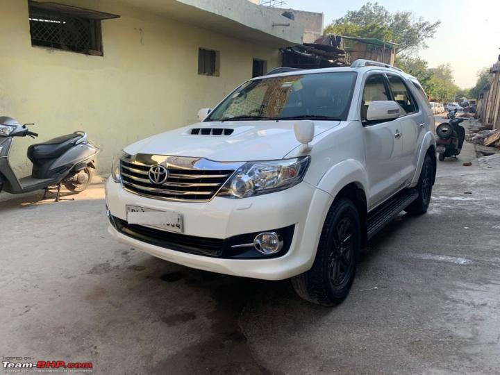 Toyota Fortuner stolen, and later found! 