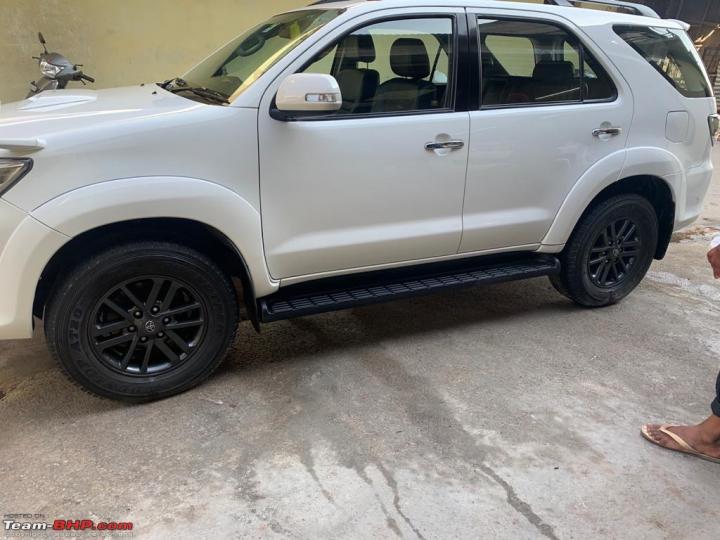 Toyota Fortuner stolen, and later found! 