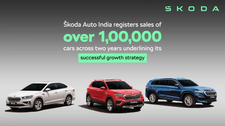 Skoda registers sales of over 1 lakh units in 2 years 
