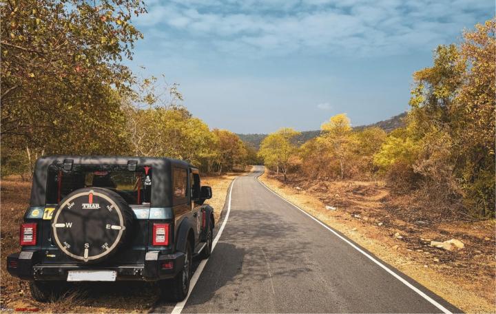 Got LED fog lamps & differential breather for my Mahindra Thar 