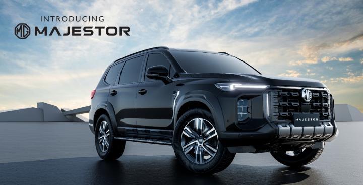 MG Majestor SUV revealed at Bharat Mobility Expo 2025 