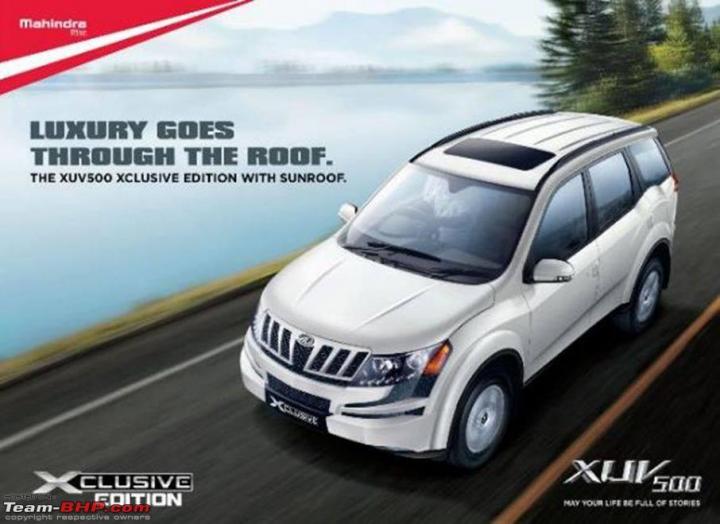 Scoop: Mahindra to launch XUV500 W8 Xlcusive Edition 